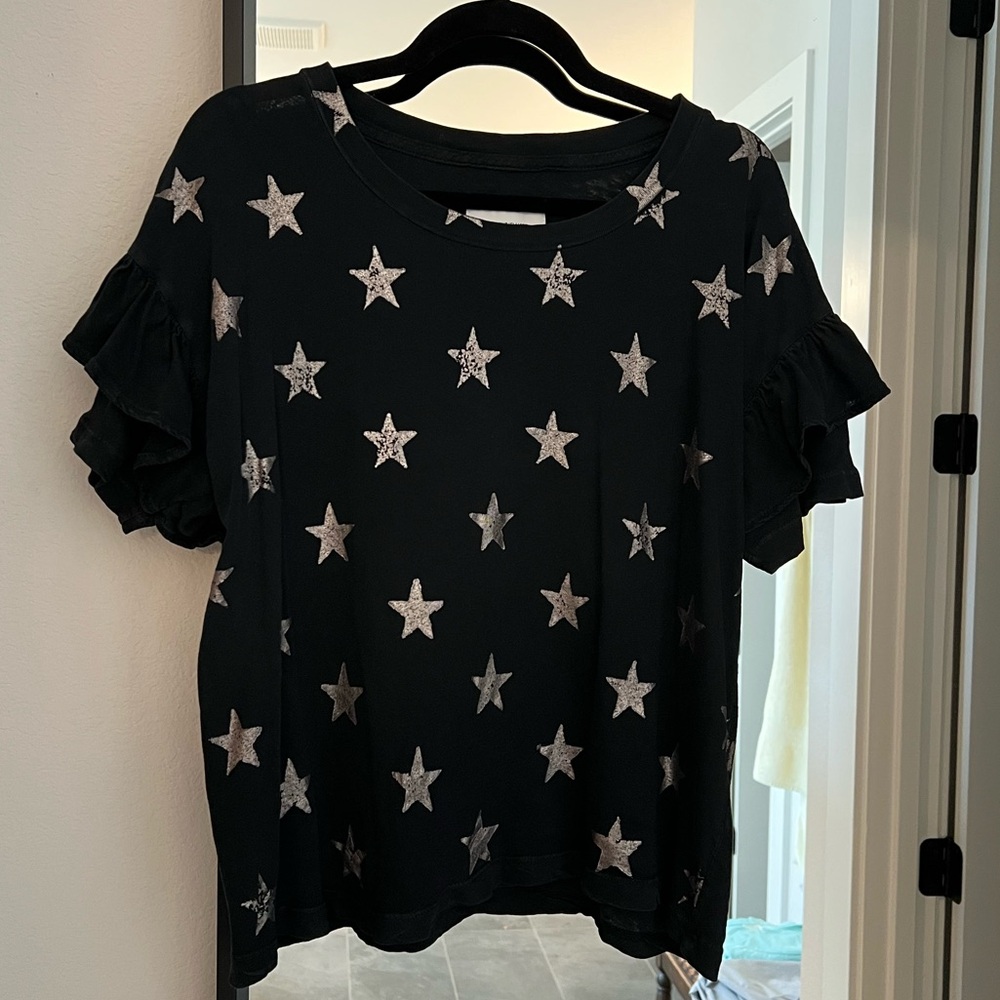 [Current Elliott] Ruffle Roadie Tee - Picture 4 of 9